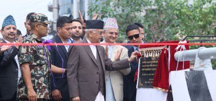 प्रधानमन्त्री ओलीद्वारा ग्वार्कोस्थित नेपालकै पहिलो फ्लाइओभर उद्घाटन