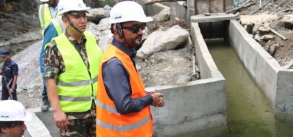 रिबर्मा खोलाको पानी मेलम्ची सुरुङमार्फत काठमाडौंमा नियमित आपूर्ति हुने