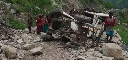 बाजुरामा जीप दुर्घटनामा मृत्यु हुनेको संख्या तीन पुग्यो