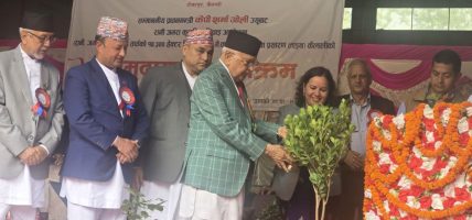 १४ हजार हेक्टर सिँचाइ र ४.७१ मेगावाट जलविद्युत आयोजनाको प्रधानमन्त्री ओलीले गरे उद्घाटन