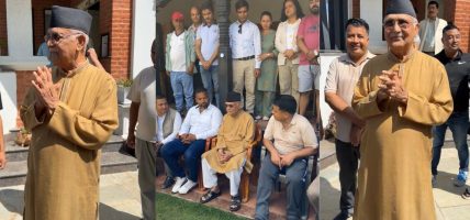 जेनजी आन्दोलनपछि पहिलो पटक सार्वजनिक भए एमाले अध्यक्ष ओली