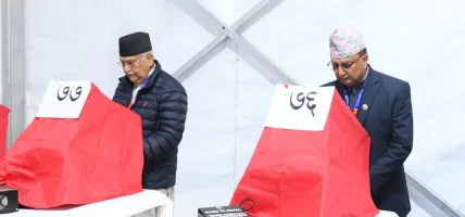 एमाले मतगणना अपडेट : ओली ३ सय ३३, पोखरेल ११०