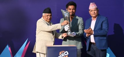 क्रिकेटले नेपालीलाई एकतामा बाँध्ने महत्वपूर्ण भूमिका निर्वाह गरेको छ : राष्ट्रपति