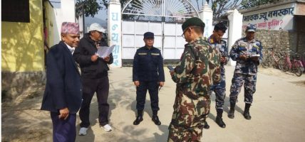 रौतहटमा सुरक्षा व्यवस्था कडा, मतदान केन्द्रको स्थलगत निरीक्षण