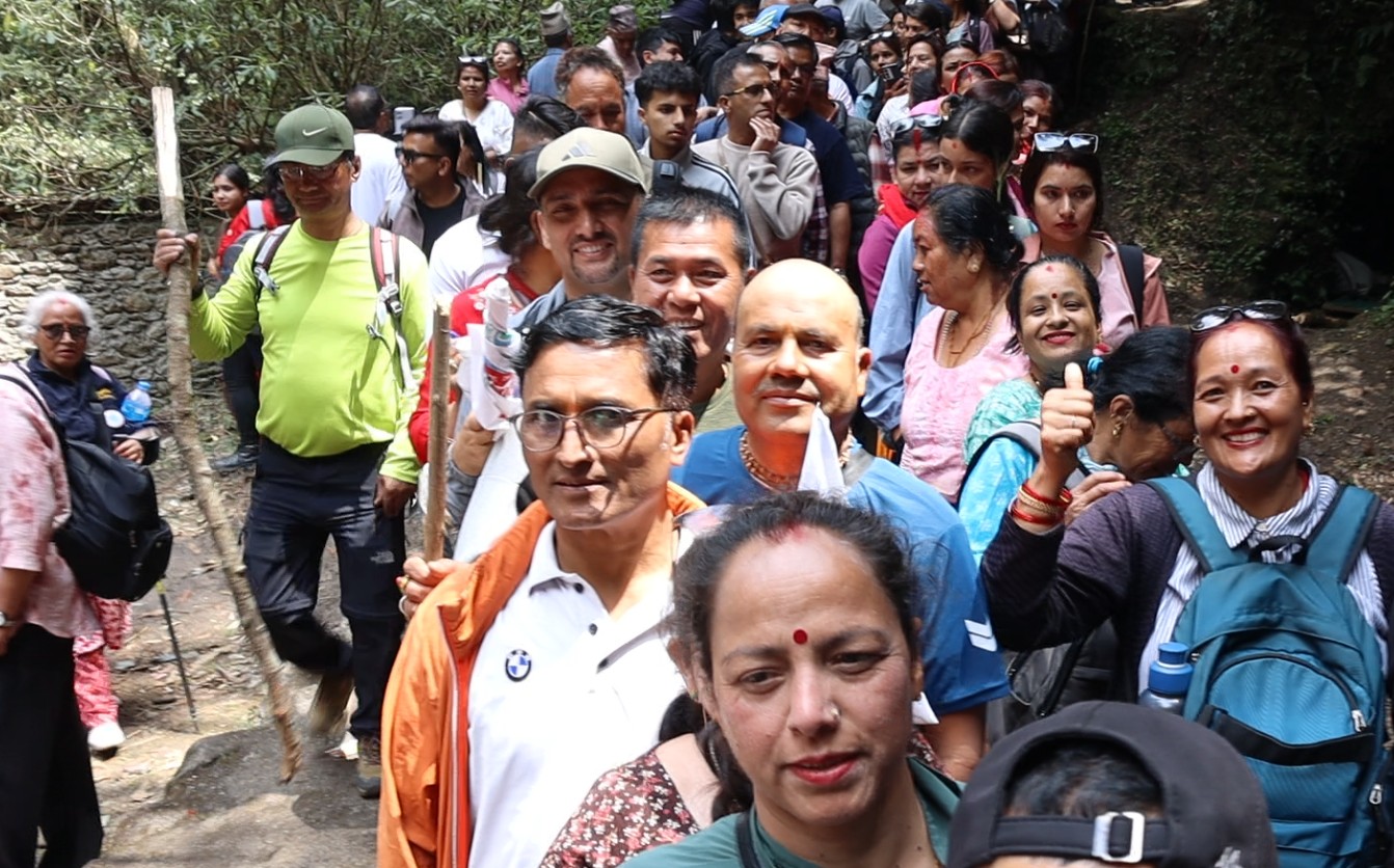 बूढानीलकण्ठ–बाघद्वार पदयात्रा भव्य रूपमा सम्पन्न, पर्यटन प्रवद्र्धनमा जोड