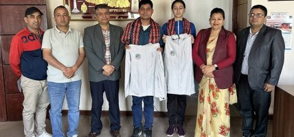 सुभाङ्गि श्रेष्ठ र बब्लु सिवाकोटीलाई उपप्रमुख अधिकारीद्वारा सफलताको शुभकामना