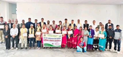 बाजुराको त्रिवेणी नगरपालिका पूर्ण खोप सुनिश्चितता तथा दिगोपना घोषणा